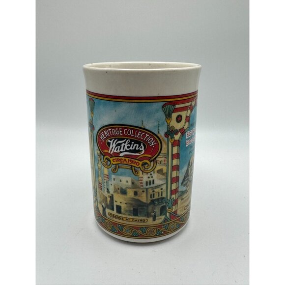 Vintage Watkins 1992 Egyptian Talc Coffee Collectible Mug 7906 6 of 8 - Picture 2 of 8